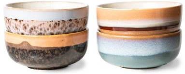 HKliving 70's Epsilon tapasschaal 11 cm set van 4