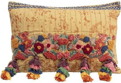 Kare Design Kussen Textured Tassels 50x35cm