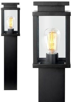 KS Verlichting Staande Buitenlamp Zwart Jersey Terras met Smart WIFI LED