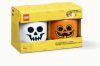 LEGO 2 delige Opbergdozenset hoofd Pompoen En Skelet Polypropyleen online kopen