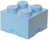LEGO Set van 2 Opbergbox Brick 4, Lichtblauw online kopen