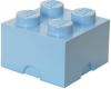 LEGO Set van 4 Opbergbox Brick 4, Lichtblauw online kopen