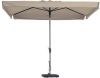 Madison parasol Delos Luxe rechthoek 300x200 cm ecru online kopen