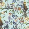 Noordwand Behang Exotic Monkeys turquoise online kopen