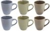OTIX Koffiekopjes Met Oor Set Van 6 Aardewerk 400 Ml online kopen
