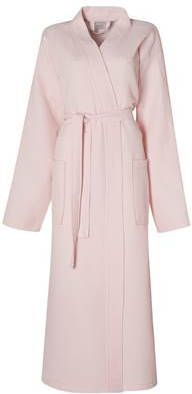 Seahorse katoenen zomerbadjas Waffle met wafel structuur roze