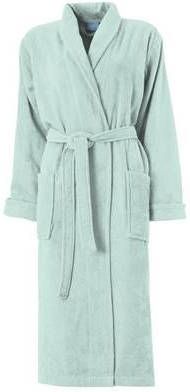 Seahorse badstof badjas Pure mintgroen