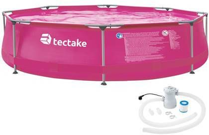 tectake Zwembad rond met filterpomp Ø 300 x 76 cm