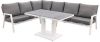Van der Garde Tuinmeubelen VDG Azoren lounge dining set links white(tafel verstelbaar ) online kopen