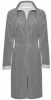 Vandyck fleece badjas Chicago met ritssluiting grijs online kopen