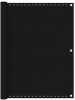 VidaXL Balkonscherm 120x600 cm HDPE zwart online kopen