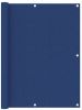 VidaXL Balkonscherm 120x600 cm oxford stof blauw online kopen