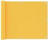 VidaXL Balkonscherm 75x500 cm oxford stof geel online kopen