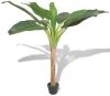 VidaXL Kunst bananenboom plant met pot 150 cm groen online kopen