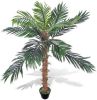 VidaXL Kunstplant kokospalm in pot 140 cm online kopen