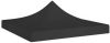VIDAXL Partytentdak 270 g/m&#xB2, 2x2 m zwart online kopen