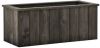 VidaXL Plantenbak verhoogd 74x32x30 cm massief grenenhout grijs online kopen