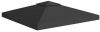 VIDAXL Prieeldak 2 laags 310 g/m&#xB2, 3x3 m zwart online kopen