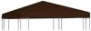 VIDAXL Prieeldak 310 g/m&#xB2, 3x3 m bruin online kopen