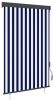VidaXL Rolgordijn voor buiten 120x250 cm blauw en wit online kopen