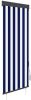 VidaXL Rolgordijn voor buiten 60x250 cm blauw en wit online kopen