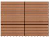 VIDAXL Tegels 6 st 1m&#xB2, 60x30 cm HKC bruin online kopen
