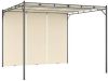 VIDAXL Tuinprieel met zijgordijn 3x3x2, 25 m cr&#xE8, me online kopen
