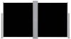 VidaXL Tuinscherm uittrekbaar dubbel 170x600 cm zwart online kopen