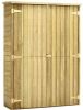 VIDAXL Tuinschuur 123x50x171 cm ge&#xEF, mpregneerd grenenhout online kopen