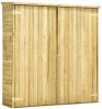VIDAXL Tuinschuur 163x50x171 cm ge&#xEF, mpregneerd grenenhout online kopen