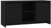 VidaXL Tv meubel 102x37, 5x52, 5 cm spaanplaat zwart online kopen