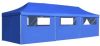 VidaXL Vouwtent pop up met 8 zijwanden 3x9 m blauw online kopen