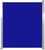 VidaXL Windscherm uittrekbaar 160x500 cm blauw online kopen