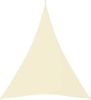 VIDAXL Zonnescherm driehoekig 4x5x5 m oxford stof cr&#xE8, mekleurig online kopen