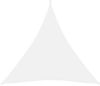 VidaXL Zonnescherm driehoekig 6x6x6 m oxford stof wit online kopen