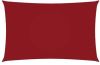 VidaXL Zonnescherm rechthoekig 2x5 m oxford stof rood online kopen