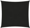 VIDAXL Zonnezeil 160 g/m&#xB2, 2, 5x2, 5 m HDPE zwart online kopen