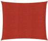 VIDAXL Zonnezeil 160 g/m&#xB2, 2, 5x3 m HDPE rood online kopen
