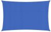 VIDAXL Zonnezeil 160 g/m&#xB2, 2x5 m HDPE blauw online kopen