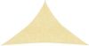 VIDAXL Zonnezeil 160 g/m&#xB2, 3x3x4, 2 m HDPE beige online kopen
