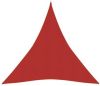 VIDAXL Zonnezeil 160 g/m&#xB2, 3x4x4 m HDPE rood online kopen