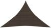 VIDAXL Zonnezeil 160 g/m&#xB2, 4x4x5, 8 m HDPE bruin online kopen