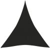 VIDAXL Zonnezeil 160 g/m&#xB2, 4x5x5 m HDPE zwart online kopen