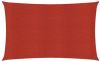 VIDAXL Zonnezeil 160 g/m&#xB2, 4x7 m HDPE rood online kopen