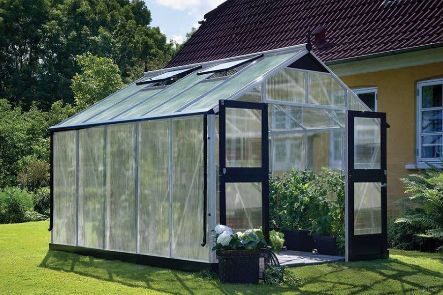 Royal Well | Hobbykas Premium 109 Grijs antraciet frame (polycarbonaat 10mm/1)