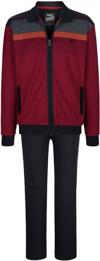 BABISTA Joggingpak met streeppatroon Marine/Steenrood/Oranje