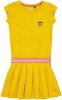 Quapi Girls jurk Mahila met panterprint warm geel online kopen