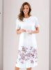 Nachthemd in wit geprint van wäschepur online kopen
