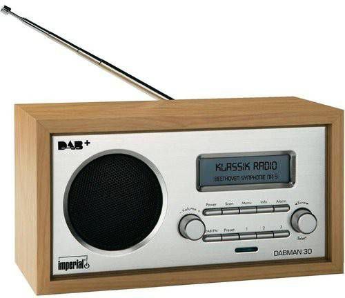 Imperial DABMAN 30 Imperial DABMAN 30 retro houten DAB+