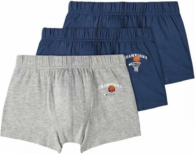 name it ! Jongens 3 Pack Boxer -- Diverse Kleuren katoen met elasthan/viscose